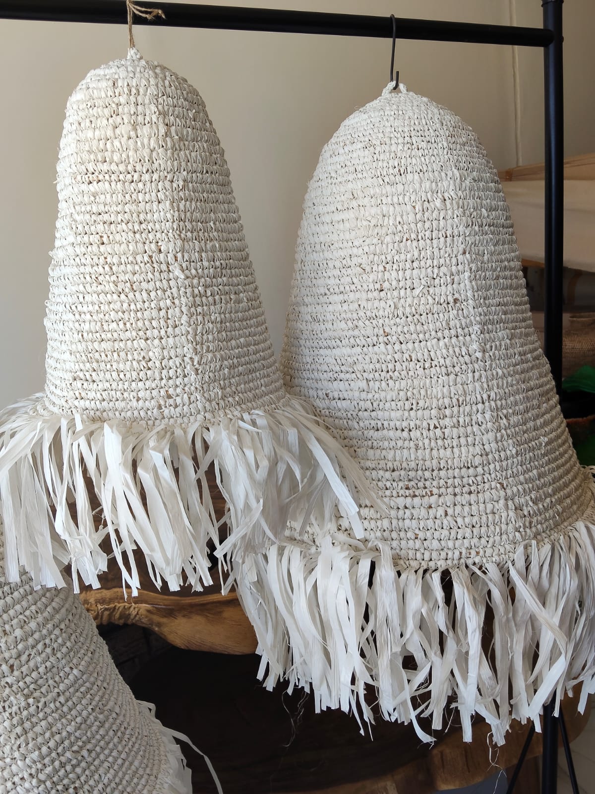 Raffia Cone Lampshade