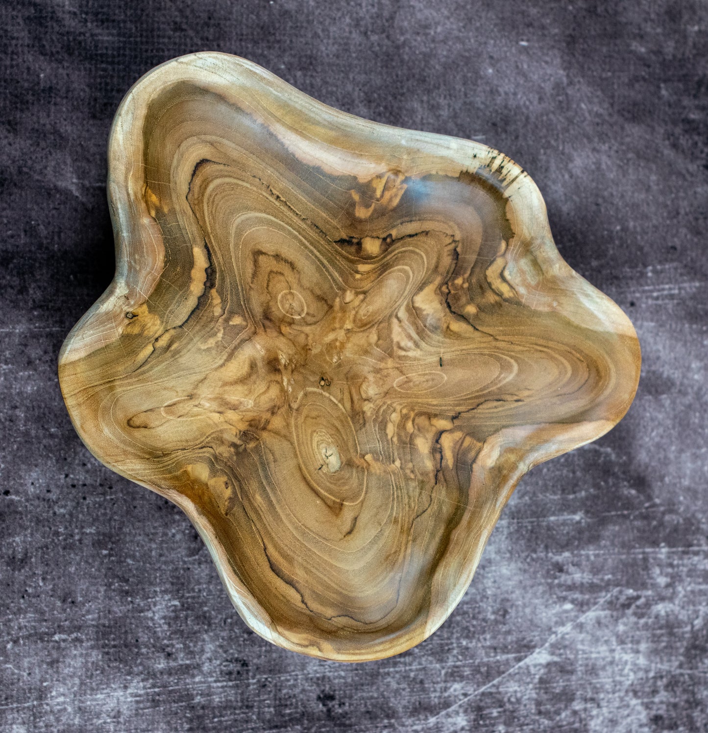 Teak bowl