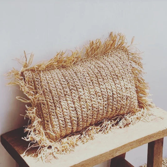 Raffia Cushion Cover